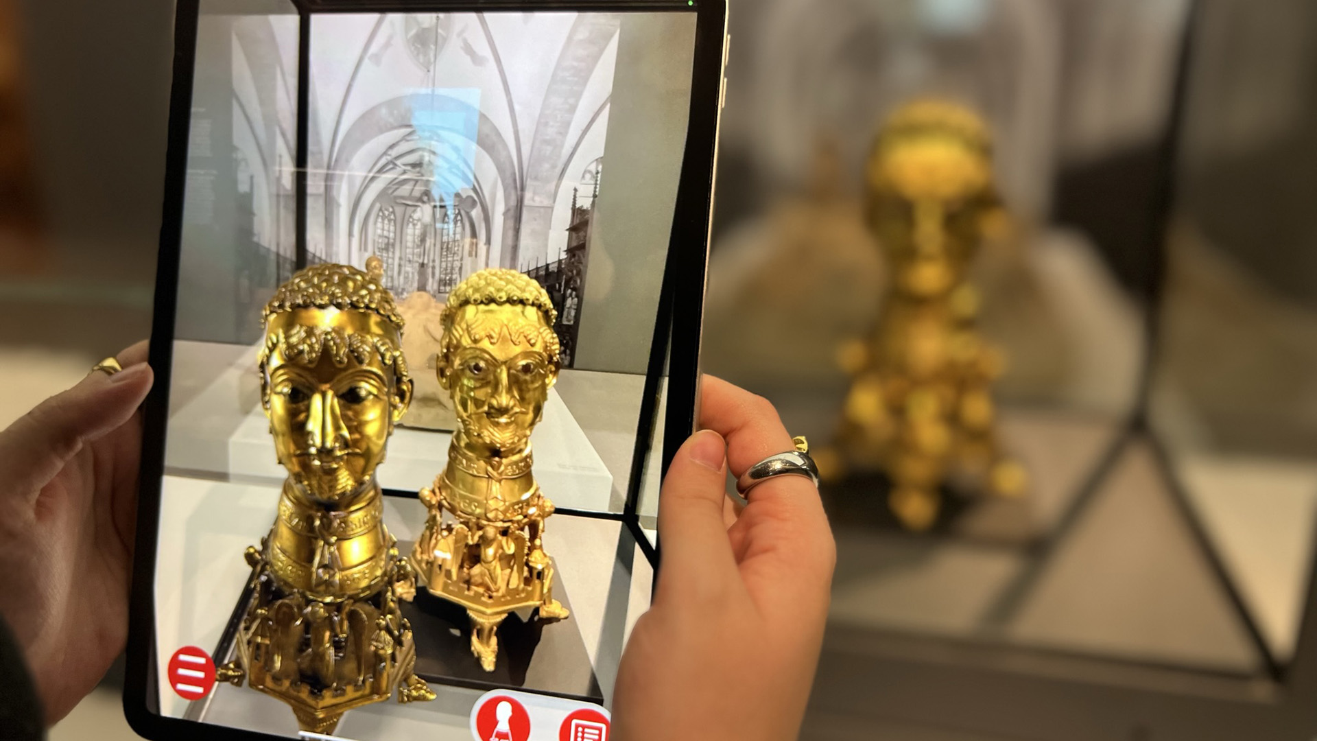 Cappenberger Kopf in Augmented Reality
